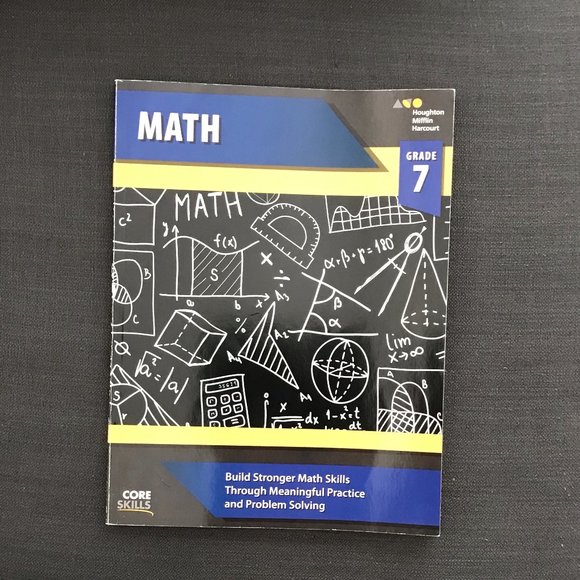 Math Practice Books - Houghton Mifflin Harcourt  Grade 7,  Kumon Grade 6 - Picture 3 of 9